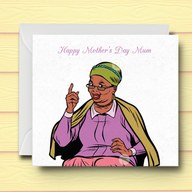 Black Mother's Day Card A